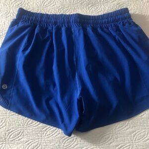 Lululemon cobalt blue shorts, size 10